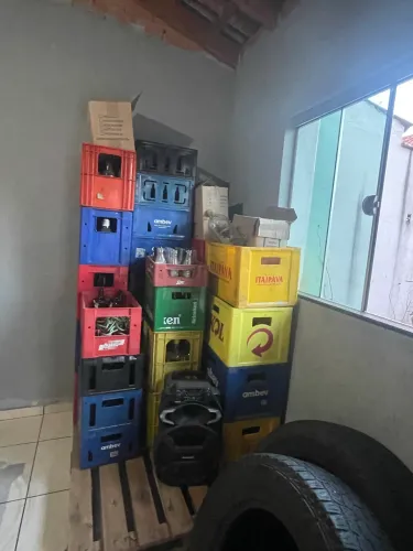 Engradados de cerveja