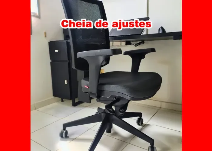 cadeira presidente com 7 tipos de ajustes