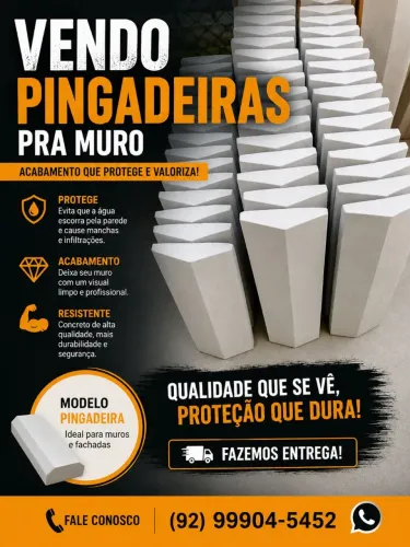 Vendo pingadeiras pra muro