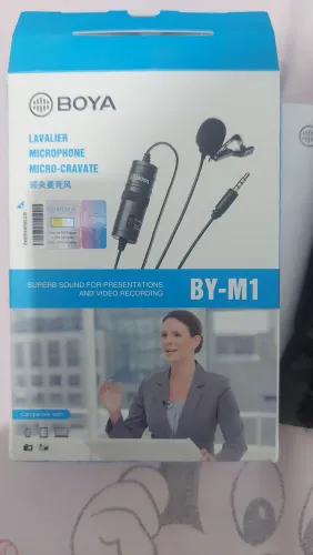 Microfone de lapela Boya