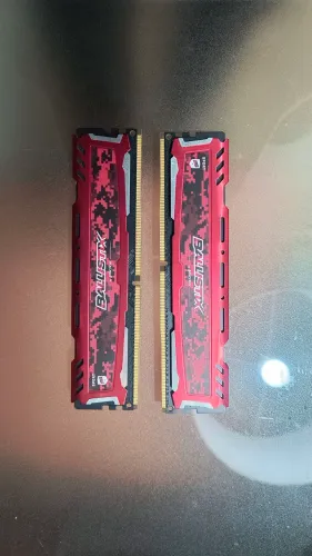 Memória RAM 8gb (2x4) Crucial BALLISTIX 2400Mhz