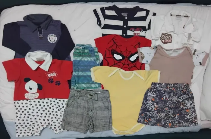 Roupas Bebê menino 10 peças tamanho m