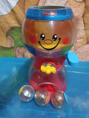 Bolinhas Mágicas Baleiro Fisher Price - Sons e Luzes - 3 Bolinhas