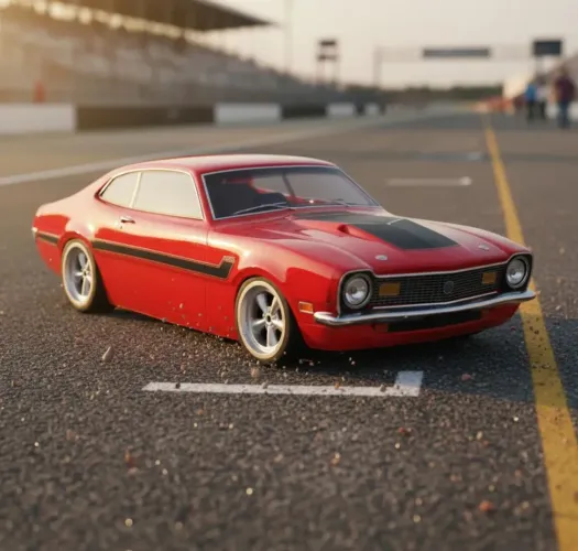 Maverick Vermelho - Bolha para Automodelo 1:10