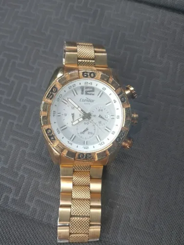 Relógio Condor Masculino dourado
