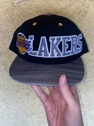 boné aba reta snapback adidas los angeles lakers original novo