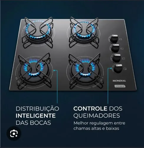 Cooktop 4 bocas