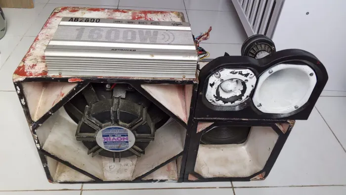Caixa de som automotivo trio!!