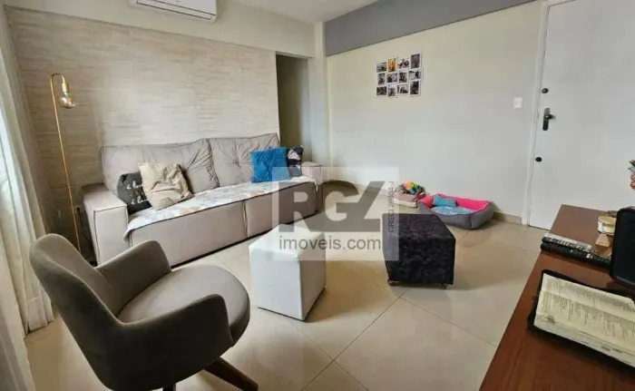 Apartamento com 2 QUARTOS à venda, 77 m² por R$ 595.000 - Campo Grande - Santos/SP
