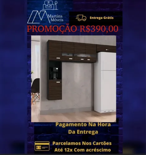GRANDE PROMOÇÃO*COZINHA JULIA EM L COM ENTREGA GRÁTIS ACEITA CARTÃO