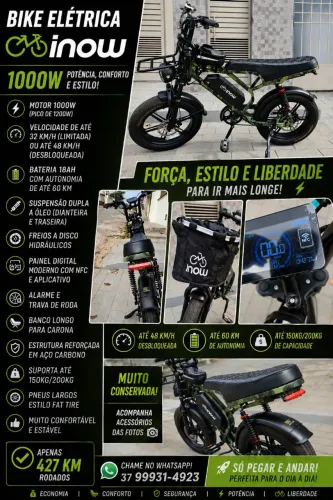 Bike elétrica inow v40