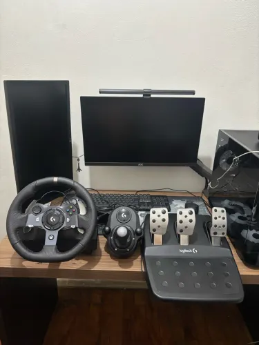 Volante logitech G920 com câmbio 