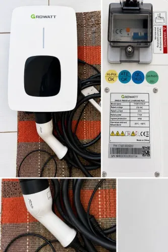 Wallbox Growatt THOR-07AS-P 7kW Tipo 2 | Pouquíssimo Uso