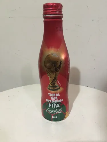 Garrafa Coca Cola copa do mundo 2014 de alumínio 
