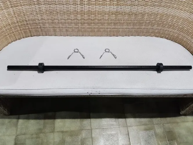 Barra 1,20 m + 4 Anilhas PE 5kg