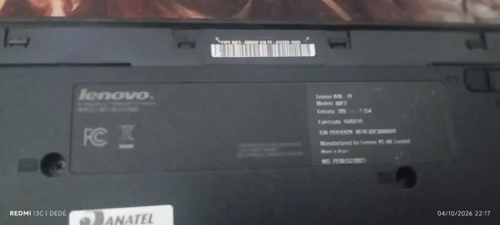 Notebook Lenovo