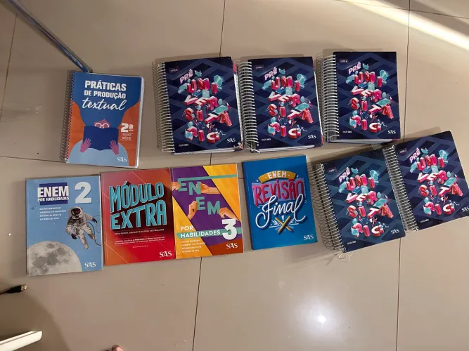 Material SAS Ens médio/ pré vestibular