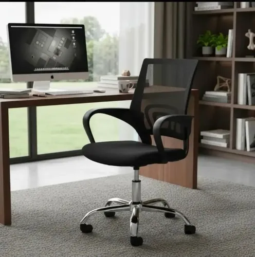 Cadeira de Escritório Ergonômica PCTOP Office Fit 1001 Preta
