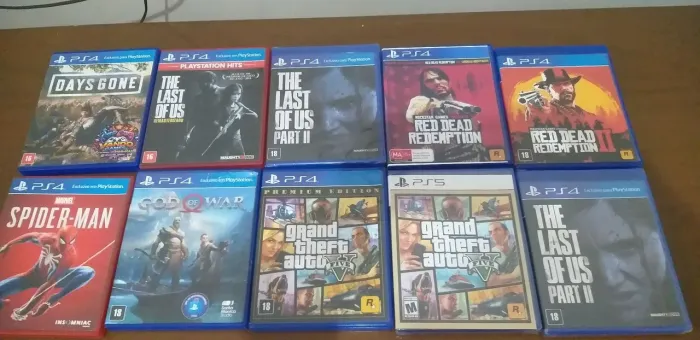 JOGOS DE PS4 ORIGINAIS