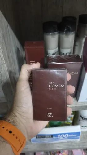 Perfume Essencial Sagaz 25ml - Natura Masculino, Novo lacrado