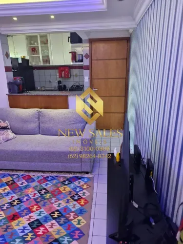 Apartamento mobiliado- 1 quarto, 1 vaga, ac financiamento- Setor Central