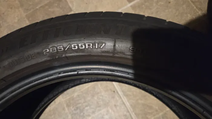 Par Pneu Goodyear efficientgrip aro 17  205/55