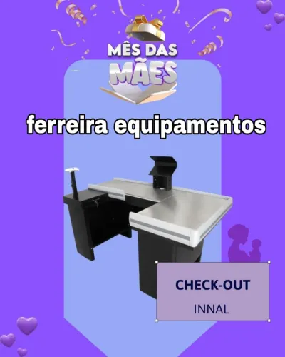 Check-out com kit automação vários tamanhos pronta entrega