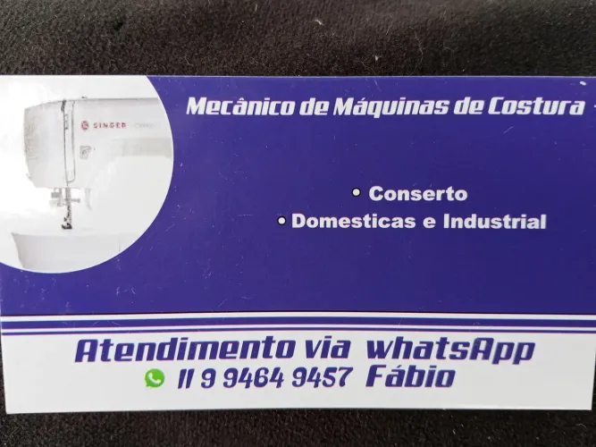 Mecânico de máquinas de costura