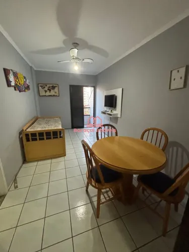 Apartamento 1 quarto para VENDA e LOCAÇÃO DEFINITIVA - Caiçara - Praia Grande/SP