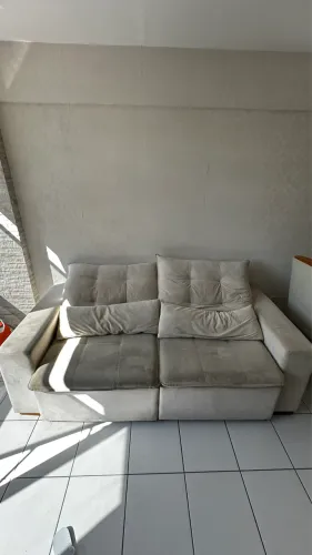 Sofá 2 lugares retrátil