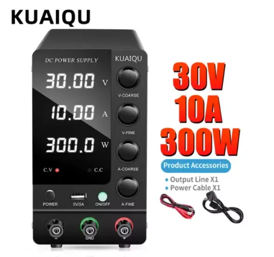 Fonte De Bancada Alimentação Digital Kuaiqu 30v 10a Sps-c3010 110v