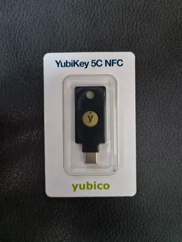 YubiKey 5C NFC (USB-C) Original e Nova - Autenticação Física FIDO2