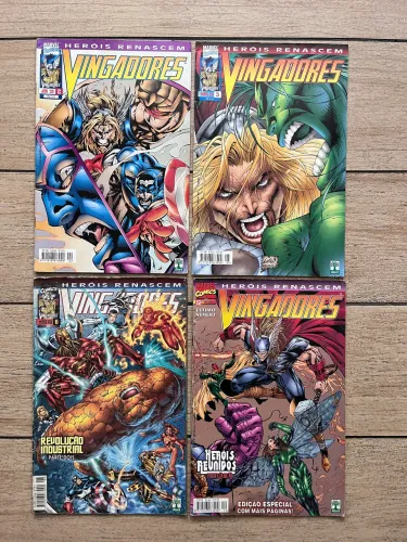 HQ Marvel Heróis Renascem - Vingadores