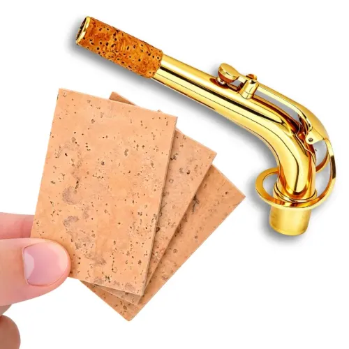 Cortiça para Tudel de Saxofone Premium Portuguesa - Kit 3 unidades
