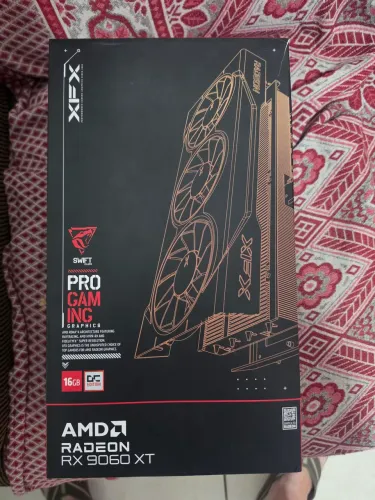 Placa de vídeo xfx 9060 xt 16gb na caixa zerada