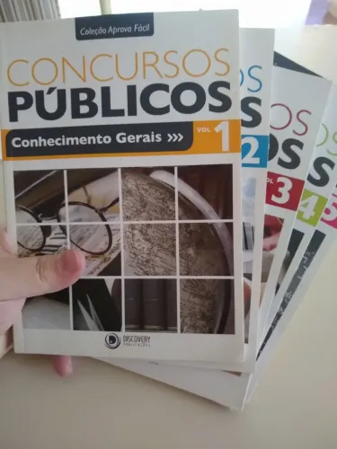 Lote de Livros Concursos Públicos Vol.1 a 5 Discovery Publicações