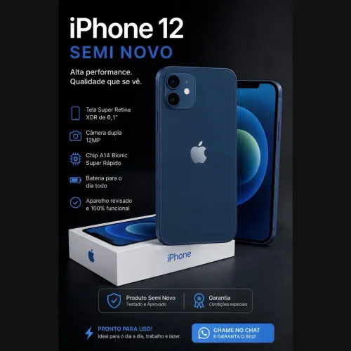 iPhone 12 semi novo 
