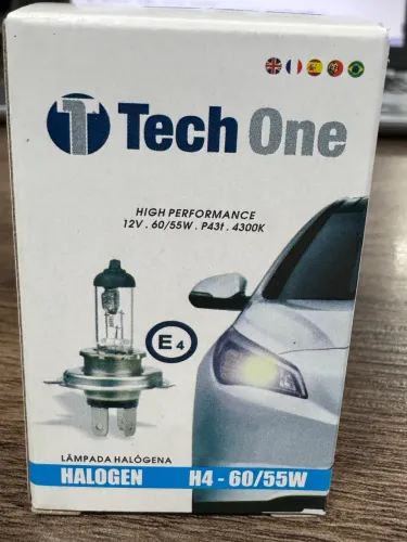 Lâmpada normal h4 tech one na oferta só 11,09