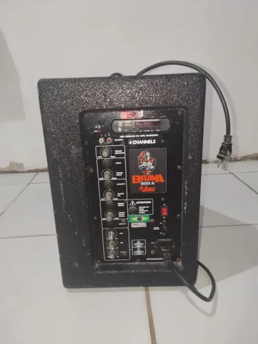 Caixa de som aplificada leacs Brava 800A Bluetooth- 150w RMS
