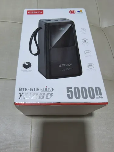 Power Bank Turbo E'SPADA BTE-61E, 50.000 mAh e 22.5W