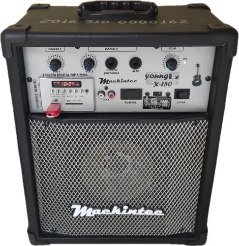 Caixa Multiuso Mackintec Yonng Uz X-150 Usb Fm Mp3 Wma