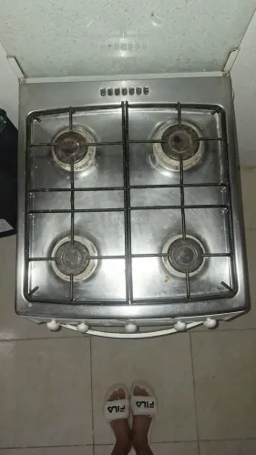 Fogão funcionando 