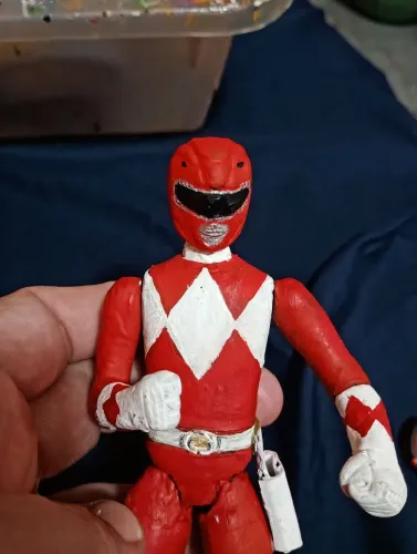 Boneco Power Ranger Vermelho 17 centímetros