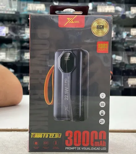 Power Bank 30000mAh X-Gol XO63 Carregador portátil