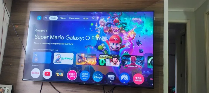 Tv TCL 55 polegadas 4k 6 meses de uso 