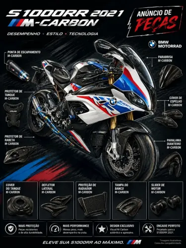 Peças BMW S1000RR M-CARBON