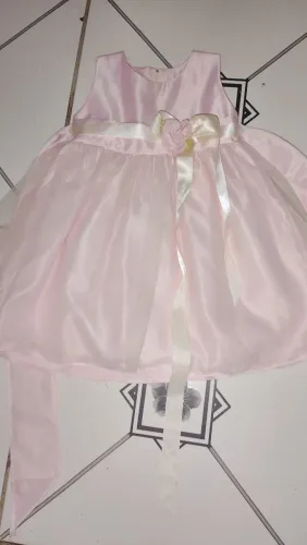Vestido de criança feminina de 1 a 2 anos