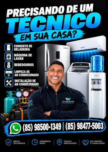 Refrigeração consertos de geladeira e máquina de lavar