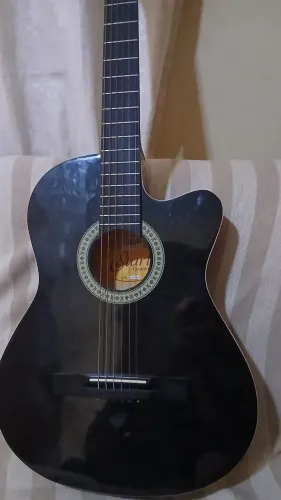 Violão elétrico de aço kit completo