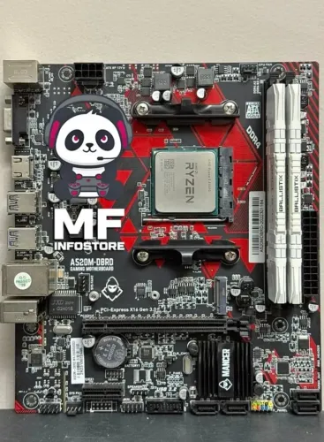 Kit A520M Mancer + Ryzen 5 3400g + 2x8GB Ballistix 2666mhz